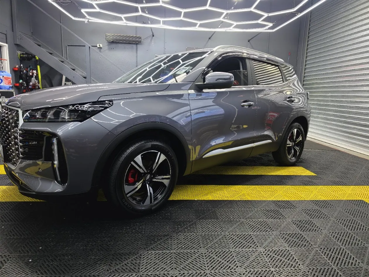 Fully wrapped car demonstrating the benefits of complete Paint Protection Film installation