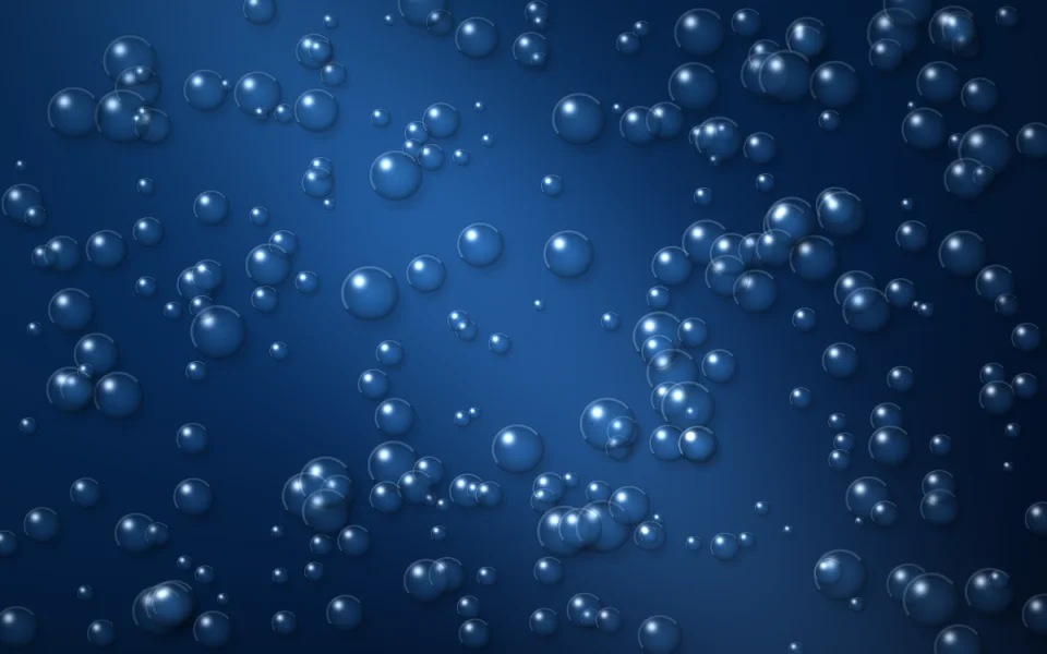 Illustration of water beading on a hydrophobic ceramic coating